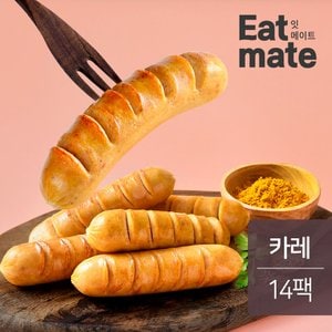 잇메이트 닭가슴살 소시지 Mini 카레맛 14팩