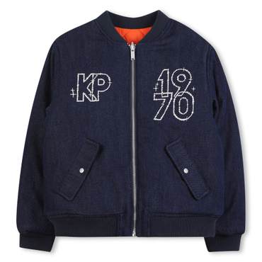 겐조키즈 [주니어_14Age] KENZO GALAXY 백로고양면 항공점퍼(25FW-Z256AFJ124)