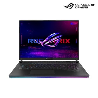 ASUS ROG Strix SCAR 18 G834JYR-R6030W 게이밍노트북 인텔14세대 RTX4090 TGP175W 2.5K DCI-P3 100%