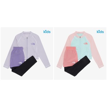 노스페이스키즈 NJ5JR22S걸즈 서프사이드 집업 세트 GS SURFSIDE ZIP UP SET