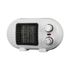 PTC 미니팬히터 TP-800D 화이트 캠핑 온풍기 히팅기 2단 열풍조절 바이메탈 스위치 툴콘