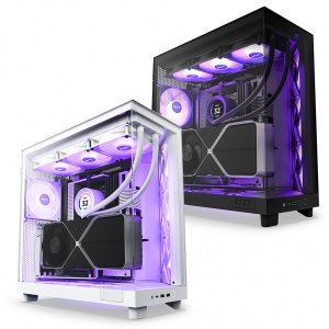  [특가] NZXT H6 Flow RGB Matte Black 컴퓨터 PC케이스