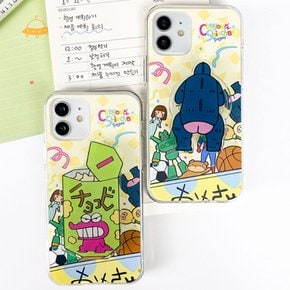 짱구 투명 젤리 핸드폰케이스짱구의 장난감박스 핸드폰 거치 귀여운 아이폰 갤럭시