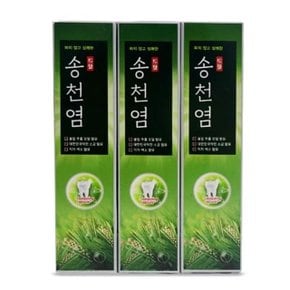 아모레 상쾌한 치약 소나무 송천염 치약 120g3개입 (W99648E)