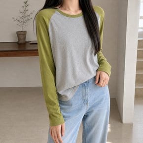 토미 여리핏 코튼 무지 기본 컬러블록 나그랑 긴팔 티셔츠 봄 가을 래글런