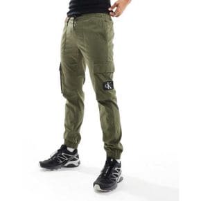 5094014 Calvin Klein Jeans skinny washed cargo pants in olive green