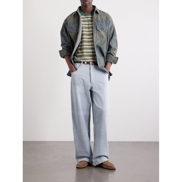 빔스 스트라이프 코튼 저지 티셔츠 46376663162982558