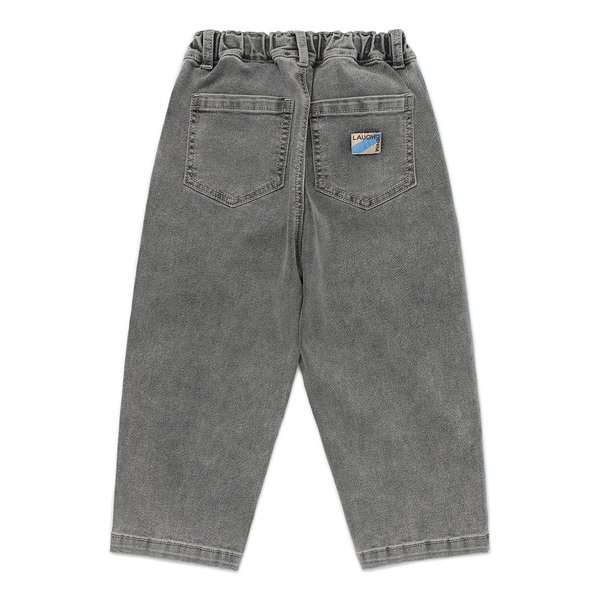 [여주점] [오프라벨 여주점] 래핑차일드 (GR) 와이드 데님 팬츠 (85A19-401-32)