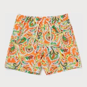 [해외배송] 랄프로렌 페이즐리 사각수영복 710936412001 SHOREWOOD PAISLEY ORANGE