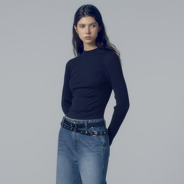 레이브 Shirring Slim Knit VK4AP150_4color