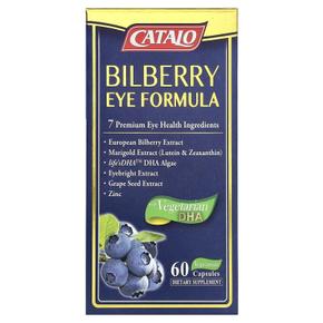 해외직구 CATALO 카탈로 빌베리 아이 포뮬러 베지캡슐 60정 Bilberry Eye Formula