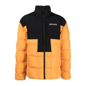 [해외배송] 마르셀로불론 로고 크로스 블럭 패딩 CMEJ001F23FAB001 1610 OCHER YELLOW