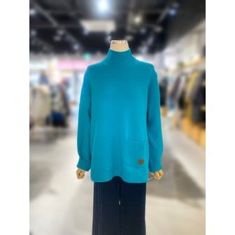 베네통 [여주점] 백 하트 자수 터틀넥 니트 (BAKP52461)