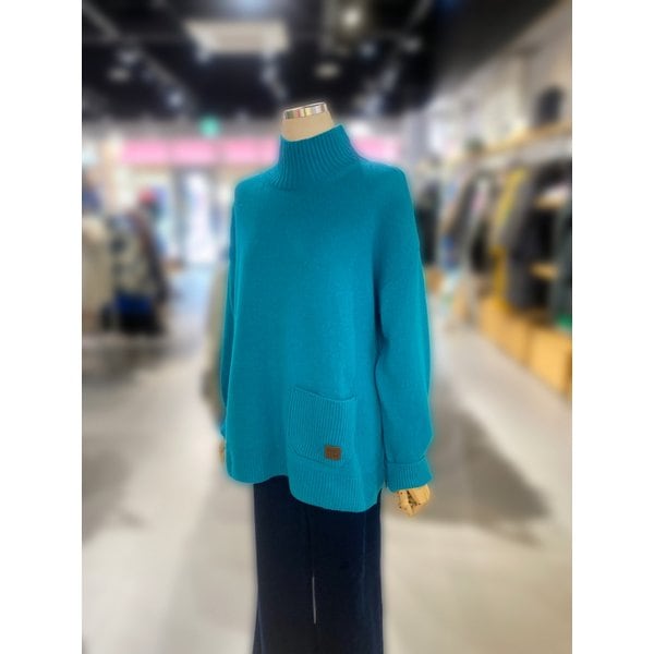 [여주점] 백 하트 자수 터틀넥 니트 (BAKP52461)