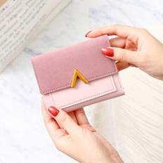 아트박스 /익스트리모 BONITA 여성 브이버클 미니 반지갑 약 12x9x2cm 핑크