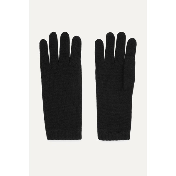 존스톤스 오브 엘긴 캐시미어 장갑 블랙 17957409493479890