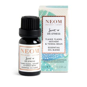 NEOM 네옴 일랑일랑, 베티베르 & 통카 빈 에센셜 오일 블렌드 10ml