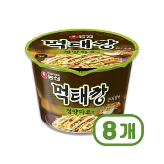  먹태깡 큰사발 청양마요맛 큰컵용기면 118g x 8개