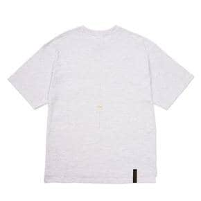 Mad Oversized Short Sleeves T-Shirts White Melange