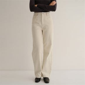 [블랭크03] straight-fit corduroy pants (cream)