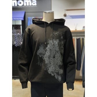레노마 [시흥점] S/S 프린팅 블랙 오버핏 후드 (RPIMTT02A)