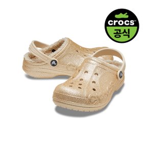 크록스공식 키즈 BAYA LINED GLITTER CLOG K WT  23FKCL207656 _P347008247