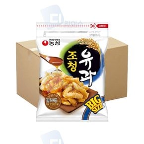 농심 조청유과 320g 10봉 대포장 봉지스낵 과자 간식 (W5A4A8C)