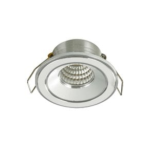 LLA크롬띠H 매입등 타공35mm(1.5인치) COB LED 5W 전구색 3000K
