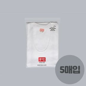 백색 5매입 런닝 OEW0001