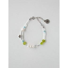 Refreshing beads and gemstone surgical bracelet