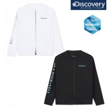디스커버리키즈 25SS  키즈 프레시벤트 에센셜 풀집업 래쉬가드 DKSW54053