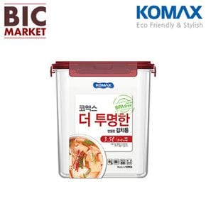 (코멕스) 더 투명한 김치통 원핸들형 3.5L