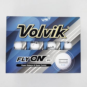  볼빅 VOLVIK 플라이온 3피스 골프공 12개 jhw