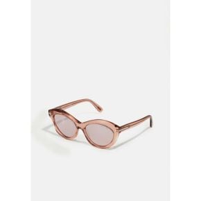 4745576 Tom Ford TONI - Sunglasses shiny pink/gradient mirror violet