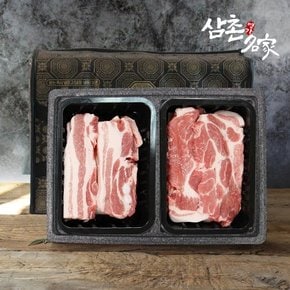 삼촌명가의 우리한돈 돈구이 선물세트 800g(삼겹살400g+목살400g)