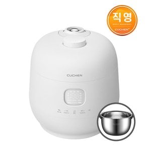 본사직영 브레인 풀스텐 10인용 IH전기압력밥솥  퓨어화이트 CRH-TWS1010MW