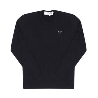 꼼데가르송 AX-T120-051 1 PLAY 플레이 블랙 하트 와펜 공용 긴팔티