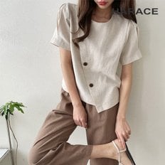 버튼린넨블라우스 CHF22SS696_P322759245