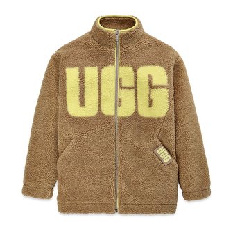 UGG [for women] UGG 빅 로고 셰르파 집업 자켓 (라켈 셰르파 자켓) 1662320509000