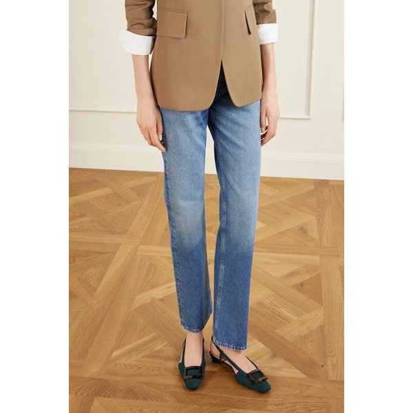 벨 비비에 25 스웨이드 슬링백 펌프스 46376663162990063