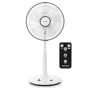 35cm 5엽날개 4단 풍속 7시간 타이머 고출력 저소음 리모컨 발터치 초미세풍 선풍기