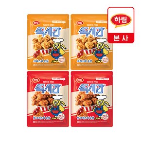 크리스피 순살 2봉+ 핫크리스피 순살 2봉 세트