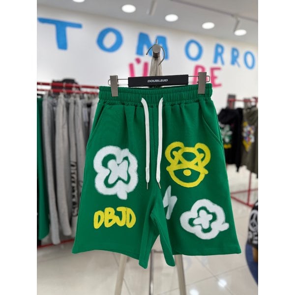 [여주점] 클로버플라워 숏팬츠,그린JGZK81505