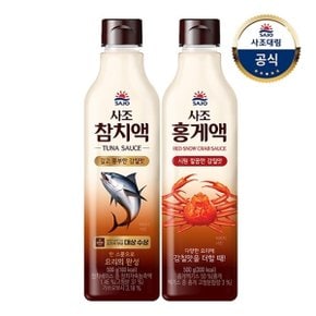 [사조대림] 해표 참치액500g x1개 +홍게액 500g x1개