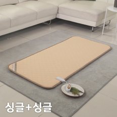 절전형 양모매트_싱글+싱글