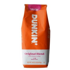 [해외직구]던킨도넛 오리지널 미디엄 그라운드 커피 453g/ Dunkin Donuts Original Blend Medium 16oz