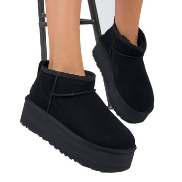 UGG 어그 Classic Ultra Mini Platform 여성 부츠 1135092 BLACK