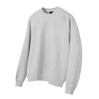  Round Upper Seam Sweatshirt (Oatmeal Grey) [LSRSCTM111M]