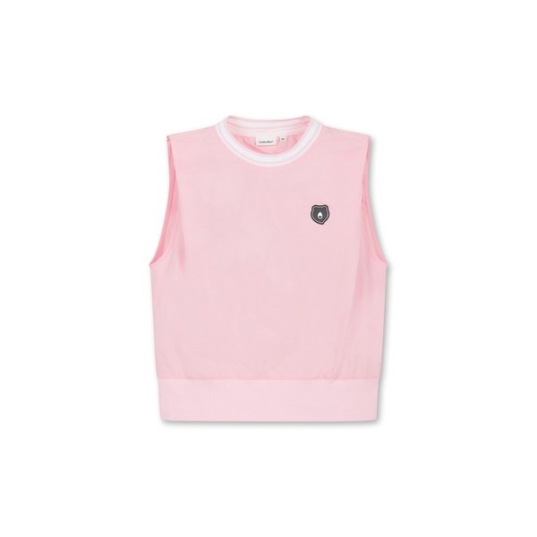 (W) V-neck Sleeveless Woven Vest G5VAM26211PIX