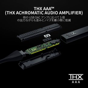 레이저 THX Onyx 휴대용 헤드폰 앰프 USB 3.5 mm THX AAA 탑재 RC21-01630100-R3M1 Black